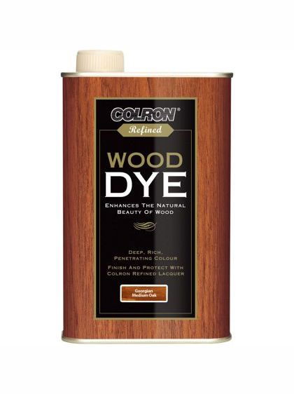Colron Refined Wood Dye 250ml Georgian Medium Oak