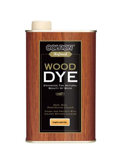 Colron Refined Wood Dye 250ml English Light Oak