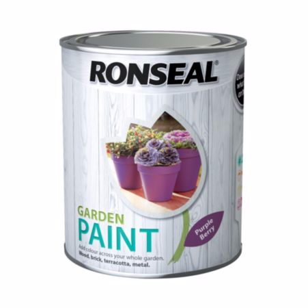 Ronseal Garden Paint Purple Berry 750ml