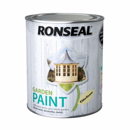 Ronseal Garden Paint - Elderflower - 750ml multi-surface finish