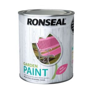 Ronseal Garden Paint 750ml in Pink Jasmine