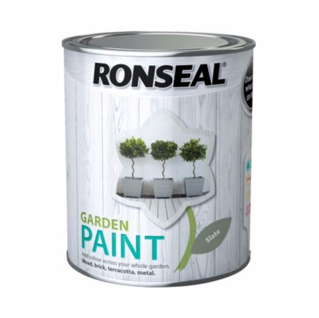 Ronseal Garden Paint 750ml in Slate