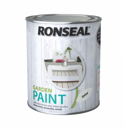 Ronseal Garden Paint Daisy 750ml water-based multi-surface paint tin