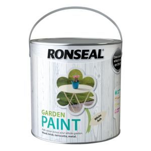 Ronseal Garden Paint in White Ash, 2.5L