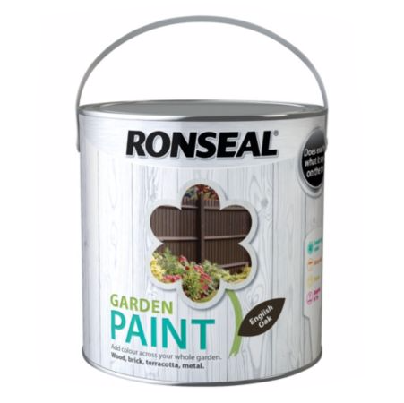 Ronseal English Oak Garden Paint 2.5L tin