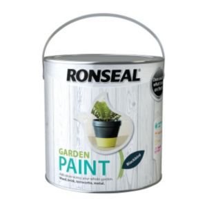 Ronseal Garden Paint in Blackbird 2.5L tin