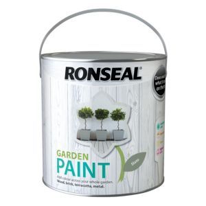 Ronseal Garden Paint in Slate, 2.5L tin