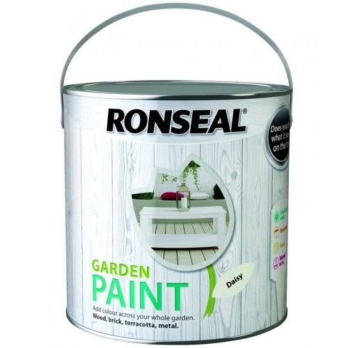 Ronseal Garden Paint in Daisy, 2.5L tin