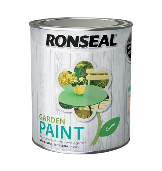 Ronseal Garden Paint - Clover - 750ml tin