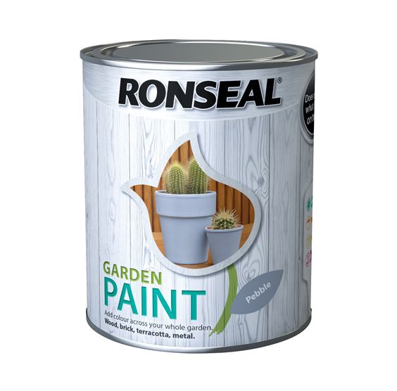 Ronseal Garden Paint Pebble 750ml water-based paint