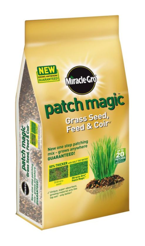 Miracle-Gro Patch Magic 1.5kg Pouch grass seed, feed and coir