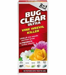 Clear BugClear Ultra Vine Weevil Killer - 480ml insecticide bottle