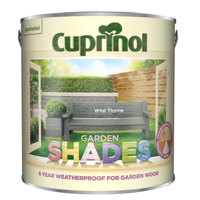 Cuprinol Garden Shades Wild Thyme 2.5L exterior wood paint