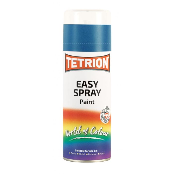 Tetrion Easy Spray Paint 400ml in Mid Blue