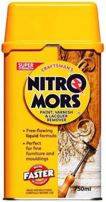 Nitromors Craftsman Paint Varnish and Lacquer Remover 750ml cloudy liquid