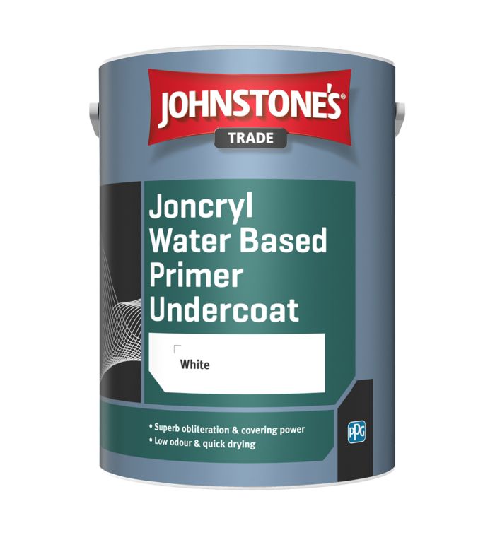 Johnstone's Joncryl Water Based Primer Undercoat, White, 1L
