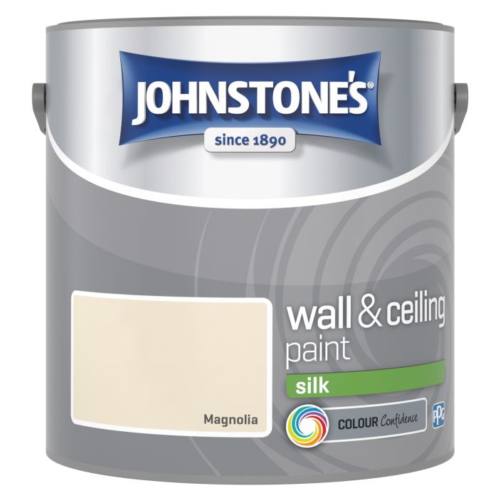 Johnstone's Wall and Ceiling Silk Paint, Magnolia, 2.5L