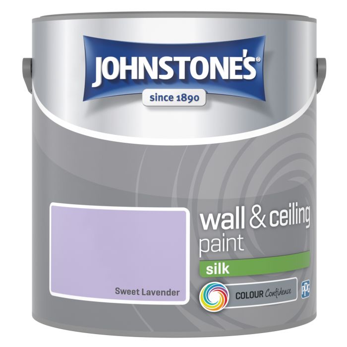 Johnstone's Sweet Lavender Wall and Ceiling Silk Paint 2.5L