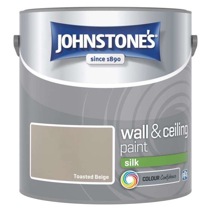 Johnstone's 2.5L Wall & Ceiling Silk Paint in Toasted Beige
