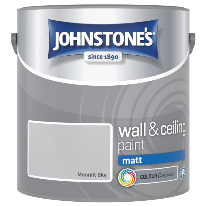 Johnstone's 2.5L Wall & Ceiling Matt Paint in Moonlit Sky