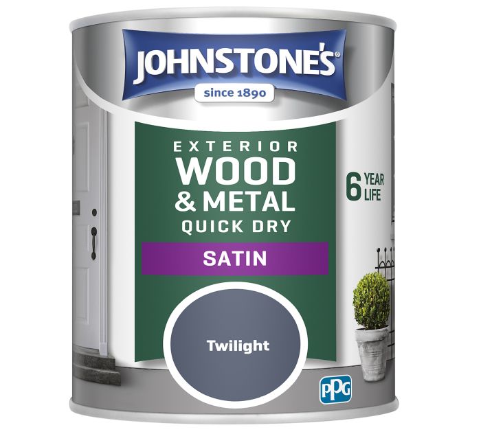 Johnstone's Exterior Quick Dry Satin 750ml in Twilight
