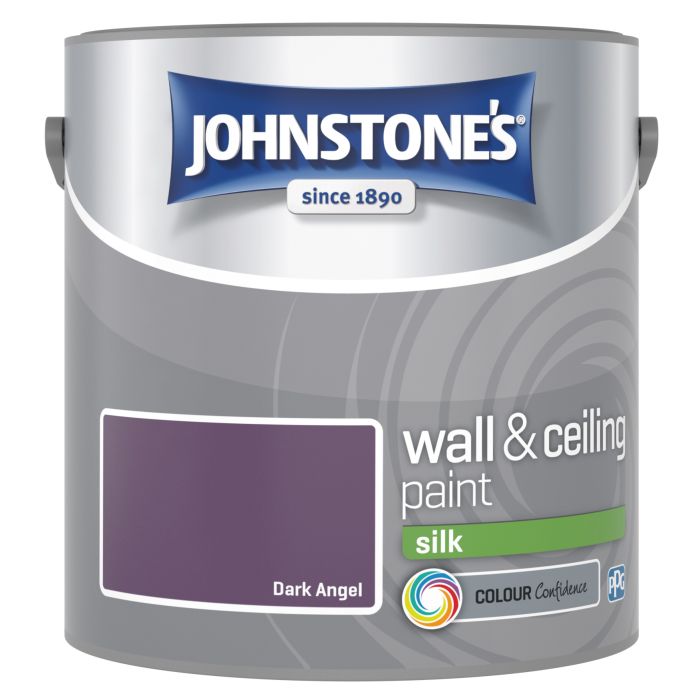 Johnstone's 2.5L Wall & Ceiling Silk Paint in Dark Angel