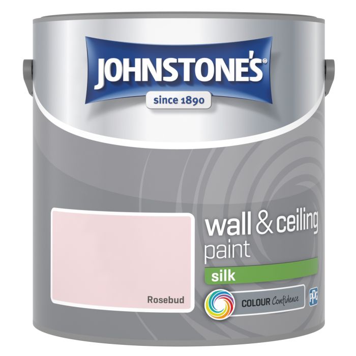 Johnstone's Wall and Ceiling Silk Paint Rosebud 2.5L water-based topcoat