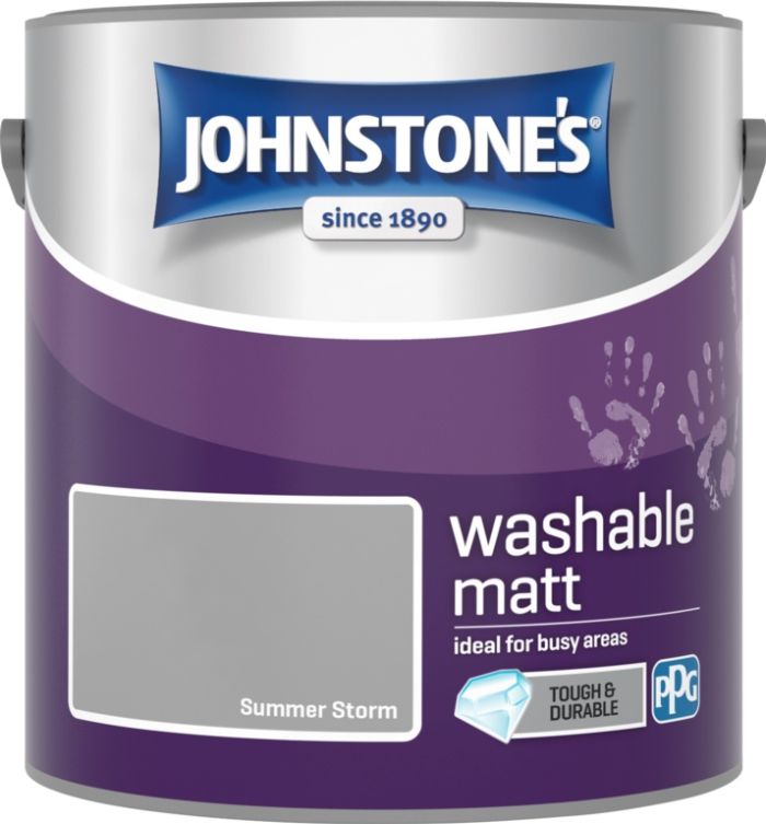 Johnstone's Washable Matt Paint Summer Storm 2.5L