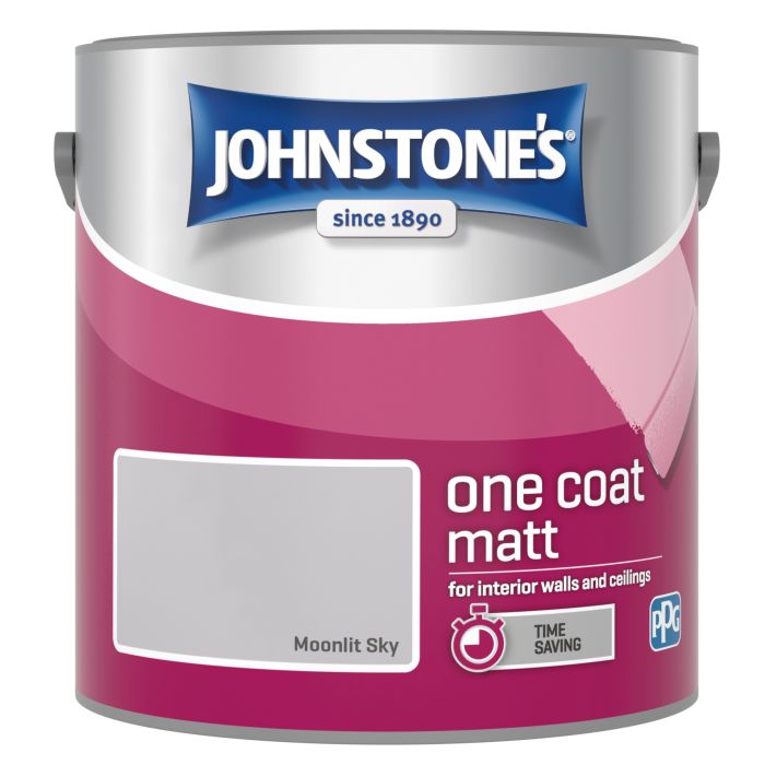 Johnstone's One Coat Matt Paint Moonlit Sky 2.5L