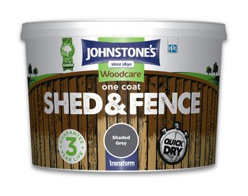 Johnstone's Shed and Fence 9L in Shaded Grey
