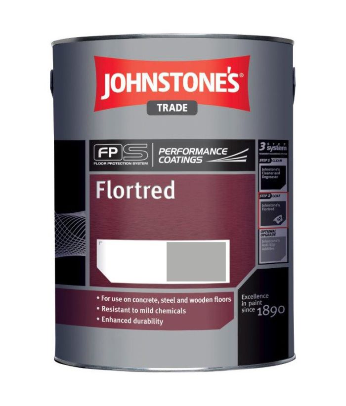 Johnstone's Trade Flortred Floor Paint in Princess Grey, 2.5L