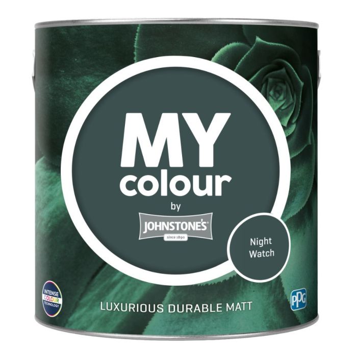 Johnstone's My Colour Durable Matt Paint in Night Watch, 2.5L
