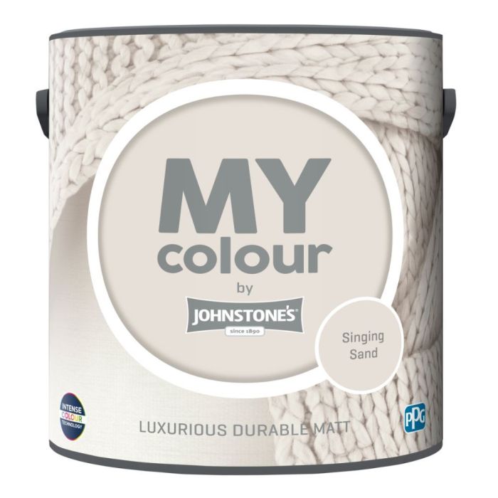 Johnstone's My Colour 2.5L Durable Matt Paint in Singing Sand