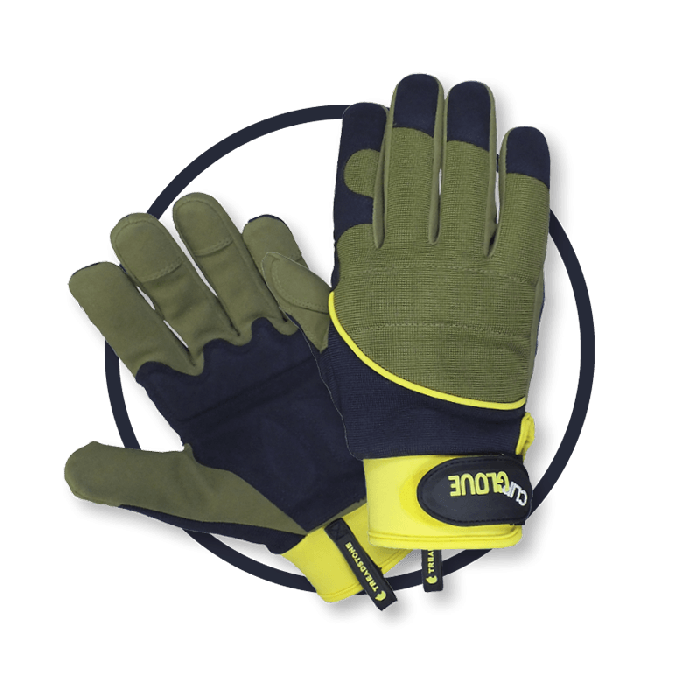 Treadstone Clip Shock Absorber Gloves - L synthetic leather and foam padded palm