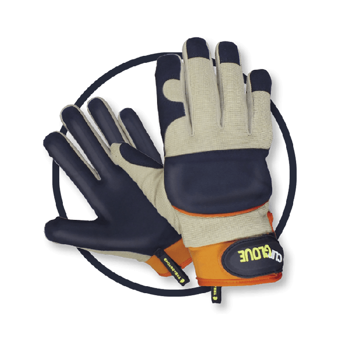 Treadstone Tradstone Clip Leather Palm Gloves size M with soft goatskin palm and hook and loop wrist strap