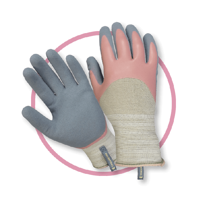 Treadstone Clip Everyday Ladies Gloves - M size polyester and spandex liner with double latex coating