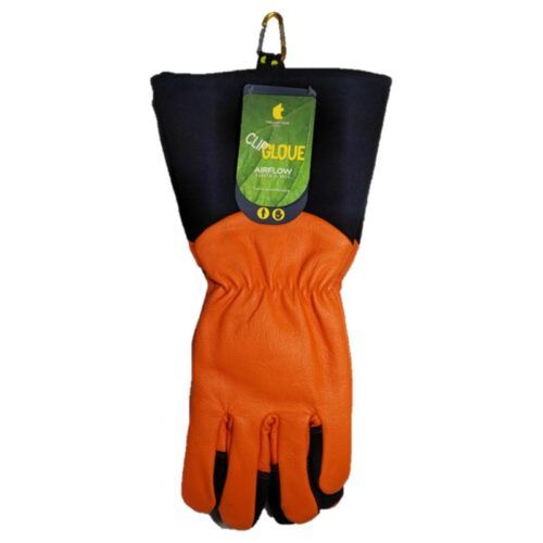 Treadstone Tradstone Clip Pruner Mens Gloves in size M with faux suede reinforcement and carabiner clip