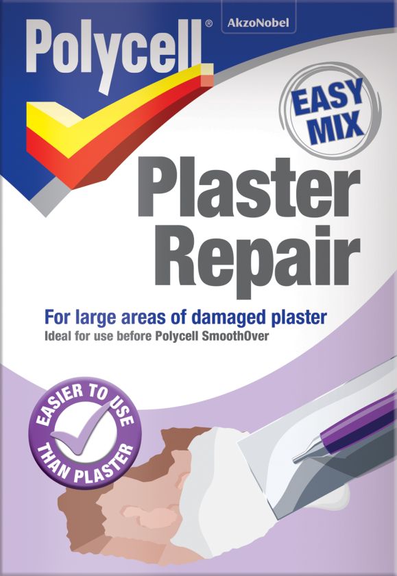 Polycell 1.8kg Plaster Repair Polyfilla Powder in white