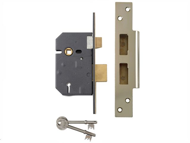 Yale PM560 Hi-Security BS 5 Lever Mortice Sash Lock in polished brass