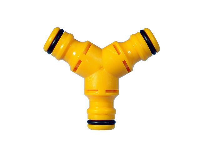 Hozelock 2293 Y Connector three-way hose pipe connector