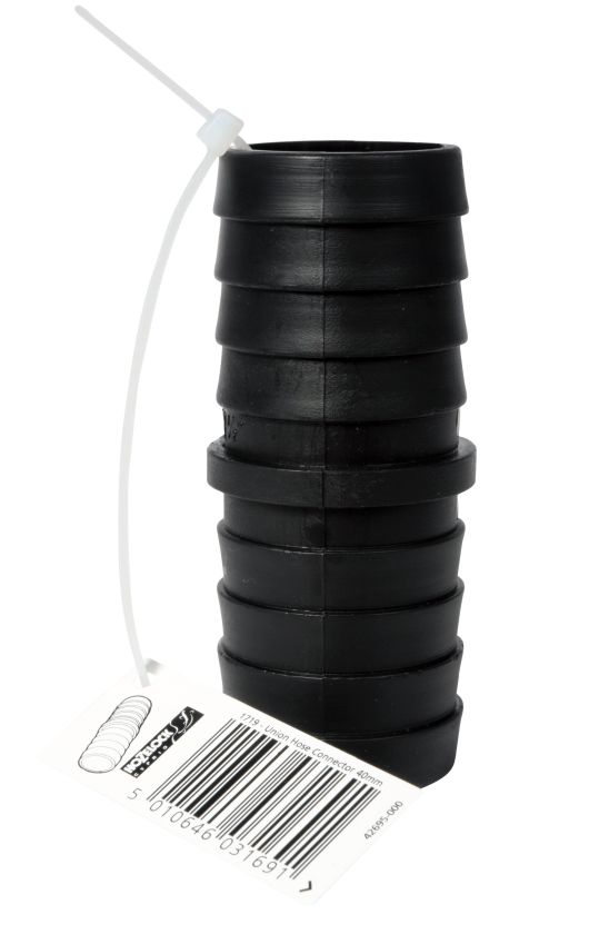 Hozelock 1719 Union Hose Connector, 40mm diameter plastic fitting
