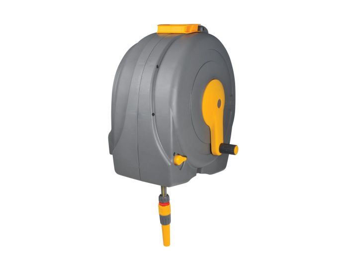 Hozelock 2496 Wall Mounted Fast Reel with 40 Metre Hose