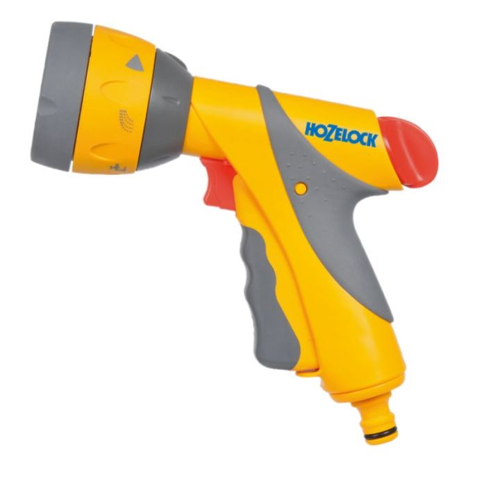 Hozelock 2684 Multi Spray Gun Plus with six spray patterns and variable trigger flow control