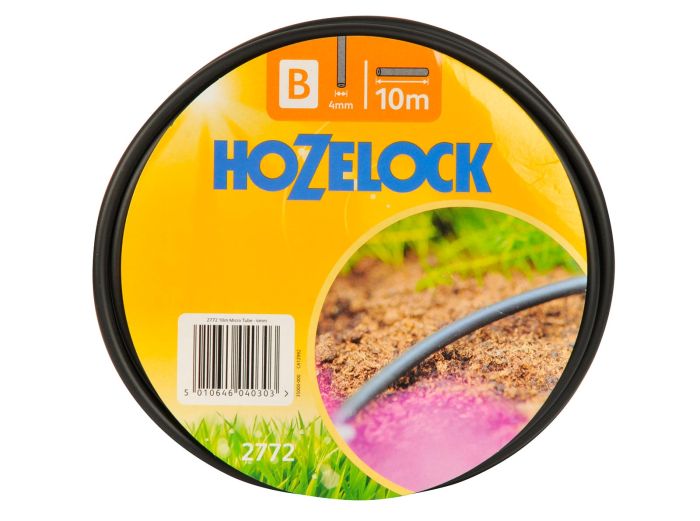 Hozelock 2772 4mm Micro Tube - 10m PVC automatic watering supply hose