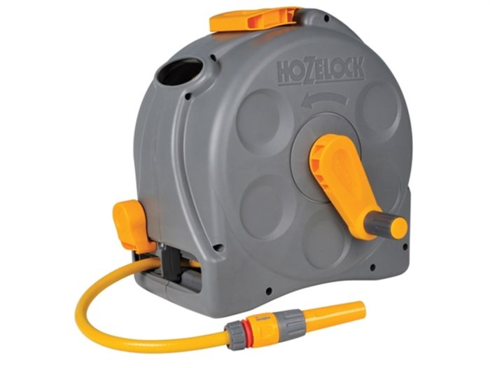 Hozelock 2415 2 in 1 Compact Enclosed Reel with 25m Hose