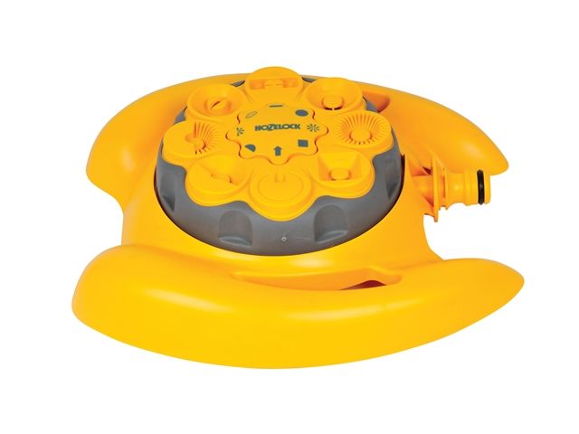Hozelock 2515 Multi Sprinkler 79m 8-pattern dial sprinkler on a sled base