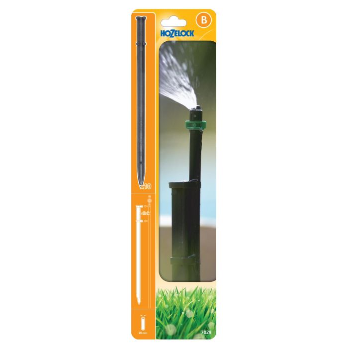 Hozelock 7029 4mm Micro Support Stakes pack of 10 for automatic watering systems