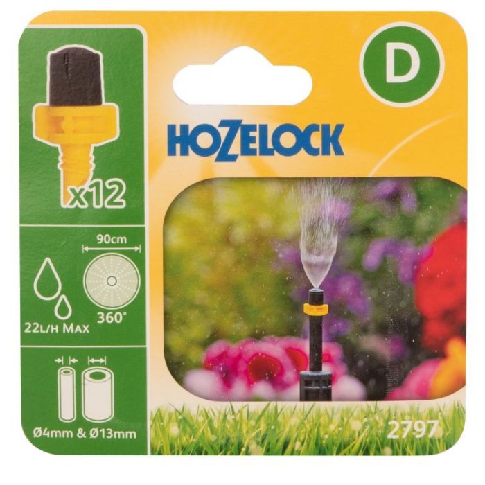 Hozelock 2797 360° Mist Micro Spray Jet - Pack Of 12