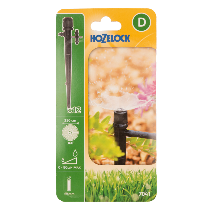 Hozelock 7041 Spectrum 360° Adjustable Spray Pack of 12