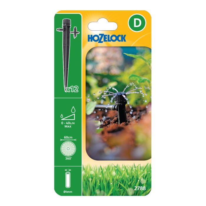 Hozelock 2788 End Of Line Spike Sprinkler Pack Of 12